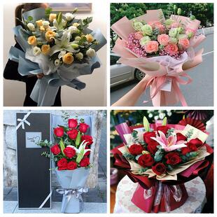 520情人节红玫瑰鲜花生日花束内蒙古省包头市固阳县达尔罕旗同城
