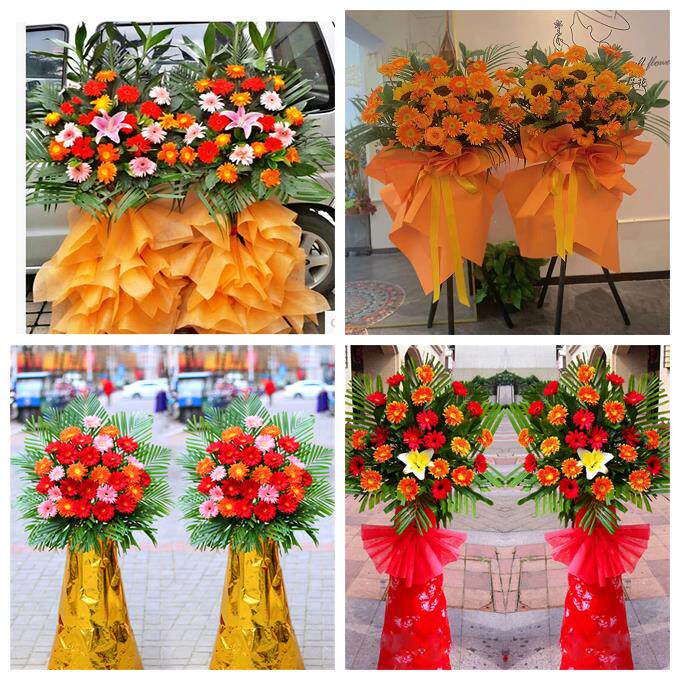 新店开张开业花篮上海市浦东新区周浦新场大团镇同城速递鲜花庆典