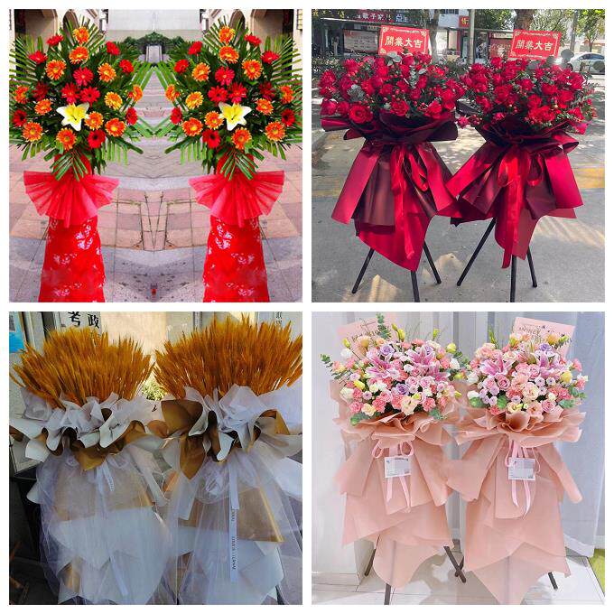 新店开张开业花篮鲜花广东深圳市龙华区大浪福城观澜同城速递上门