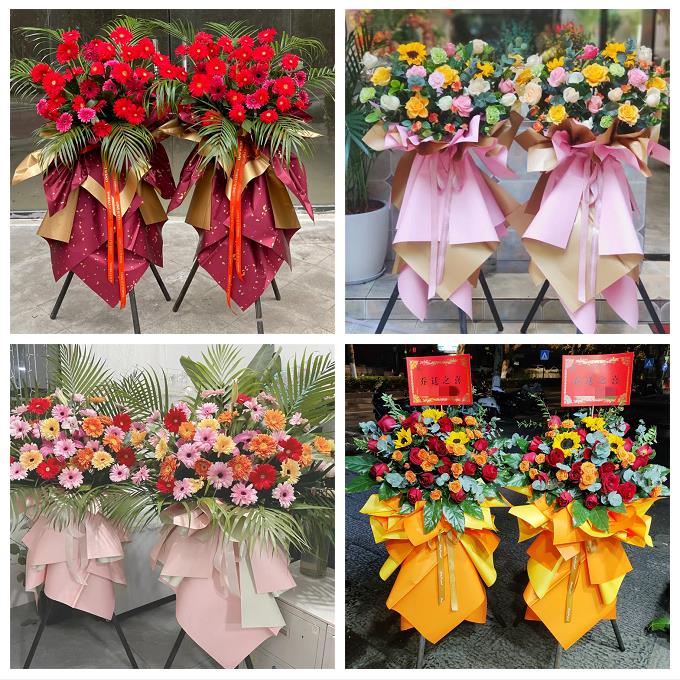 同城鲜花店送朋友新店公司开业花篮山东青岛市胶州市平度市莱西市