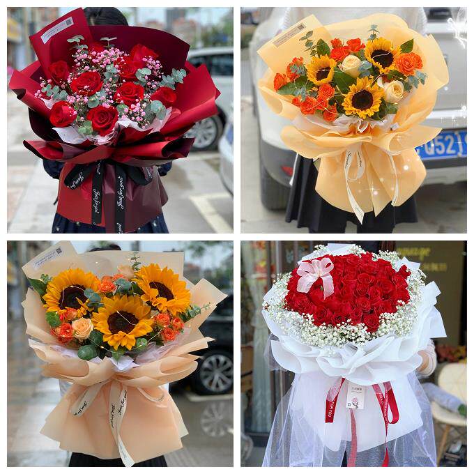 红玫瑰鲜花情人节生日表白花束礼物广东湛江市麻章区遂溪县徐闻县