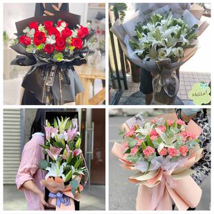 520情人节红玫瑰鲜花生日花束河北邢台临城内丘县柏乡隆尧县同城