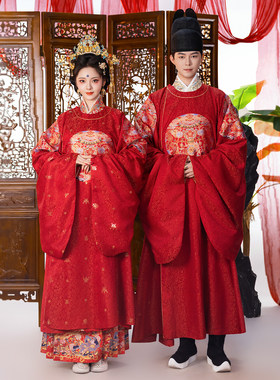 卿如故汉服明制补服男女套装