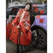 卿如故原创汉服明制仿妆花对襟立领长袄马面裙订婚服敬酒服出阁服