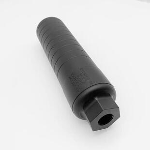 HK416奶瓶金属消音模型14mm逆牙接口铝合金直装MPXSIG司骏mcx