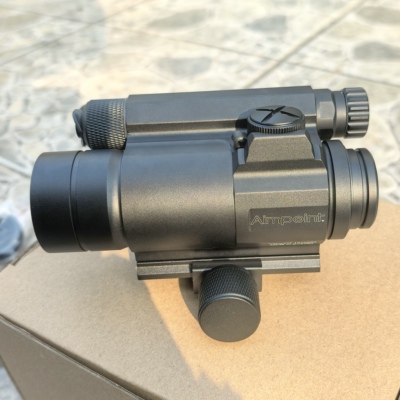 Aimpiont M4虹膜内红点镜高清透光金属挂墙弹弓玩具配件
