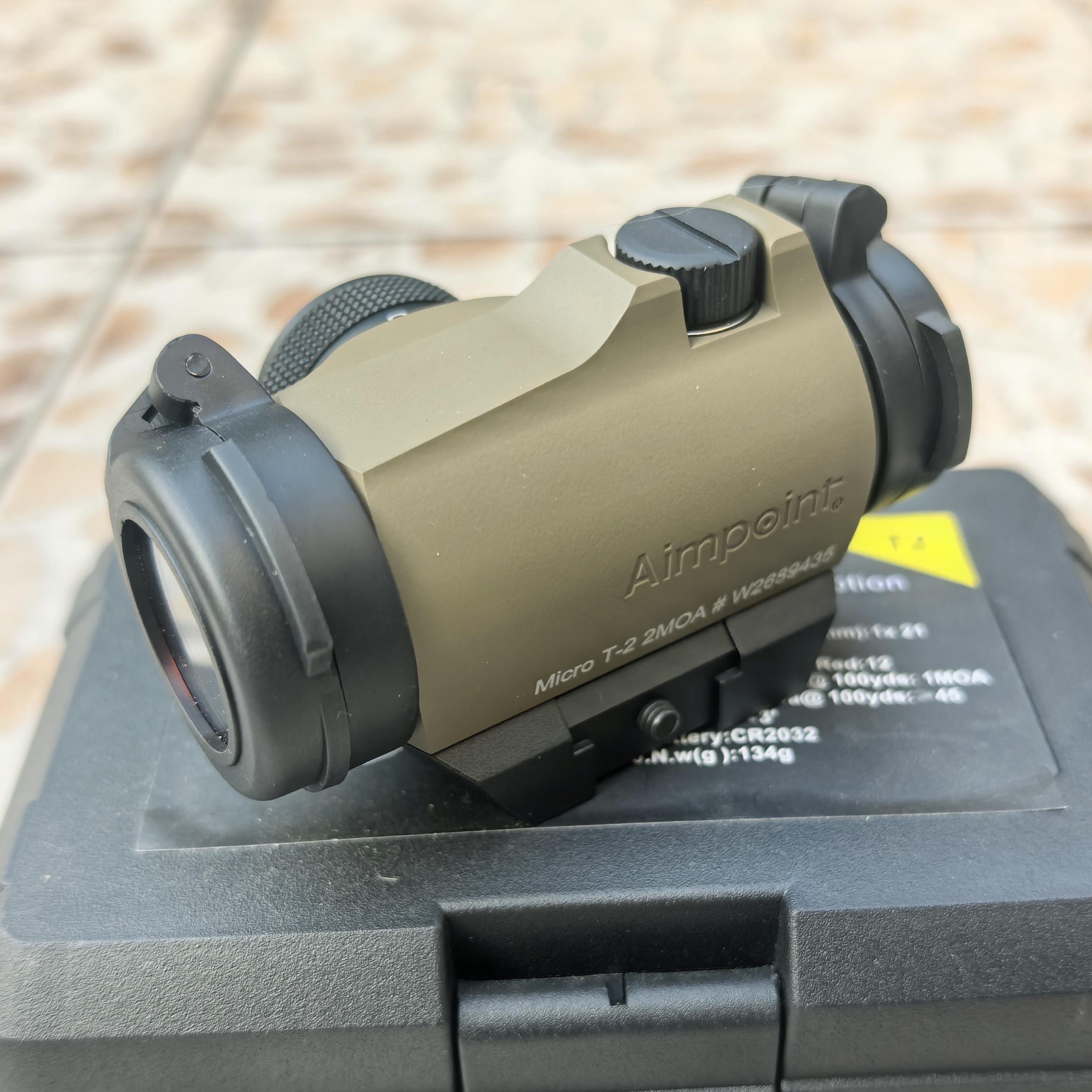 EG aimpiont高品T2高透版金属高清户外望远镜模型摆件挂墙弹弓件