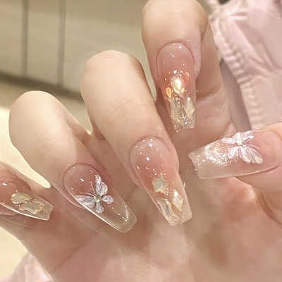 可拆卸穿戴甲贴片显白环保成品