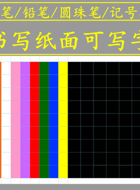 3cm咖啡黑白红黄蓝绿粉橙紫色正方形标签贴纸 30mm正方形分类标贴