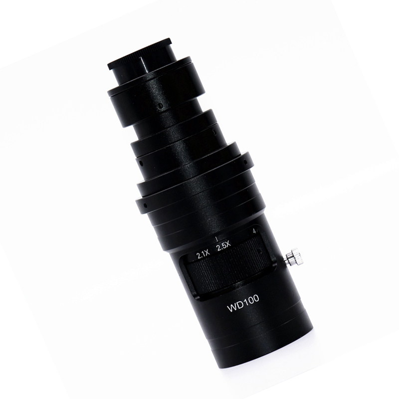 XDC-10A 단안 현미경 렌즈 0745 렌즈 300X 연속 줌 산업용 현미경 C|CS 포트 렌즈