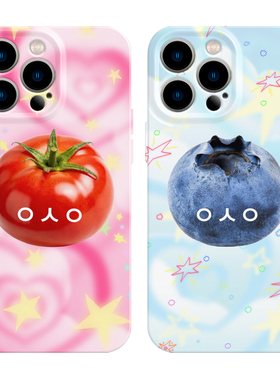 适用iPhone17promax苹果16手机壳15情侣14蓝莓13可爱12华为mate70荣耀Pura80小米vivox200一加opporeno软nova