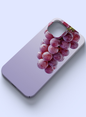 简约葡萄手机壳适用iPhone16promax苹果15紫色13菲林12创意14硬17华为mate60荣耀P70小米vivox90一加opporeno