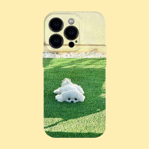 马尔济斯小狗可爱手机壳