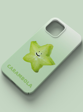 可爱杨桃手机壳适用iPhone14promax苹果13水果12菲林17绿色16硬15华为mate60荣耀P70小米vivox90一加opporeno