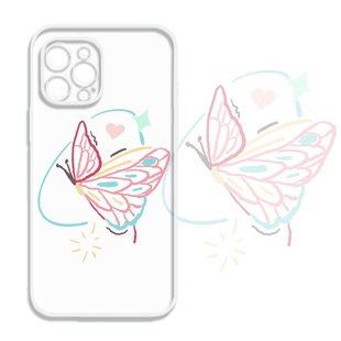 opporeno17 文艺蝴蝶手机壳适用iPhone11苹果12艺术13简约14promax蝴蝶16软15华为mate60荣耀P70小米vivox90s