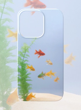 艺术金鱼手机壳适用iPhone15promax苹果14菲林13小众17简约16e华为mate60荣耀P70小米vivox100一加opporen12o