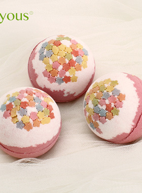 joyous花海之心香味亚马逊bath bomb沐浴泡澡球气泡弹 沐浴泡泡