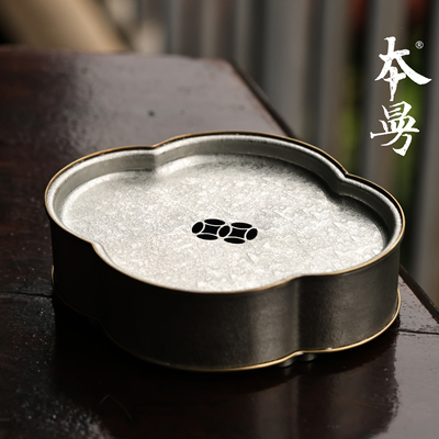 本曼手作复古纯锡潮汕壶承锡器