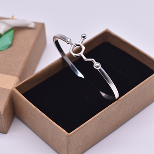 多巴胺丨925银化学元素理科生手链 手镯