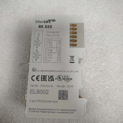 议价 倍福BECKHOFF EL6002模块，RS232接口，Et
