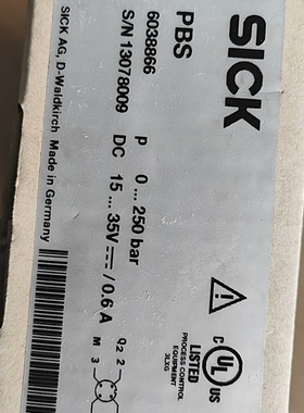 议价 SICK西克压力传感器 PBS 6038866