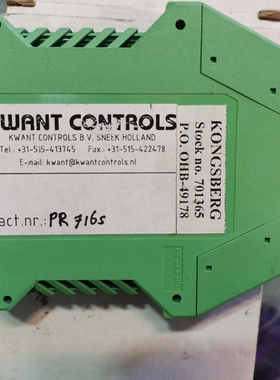 议价 KWANT CONTROLS PR716S.拆机成色如图。
