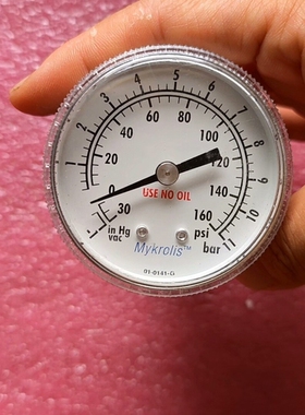 议价 1/4VCR压力表 mykrolis压力表 VCR接口 轴向