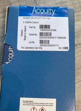 议价 沃特世waters色谱柱，货号186005296