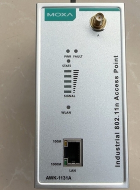 议价 MOXA摩莎AWK-1131A工业级无线AP！成色漂亮，实物