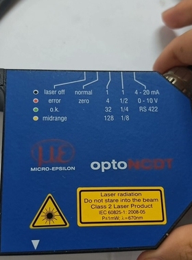 议价 MICRO EPSILON米铱 OPTO-NCDT 1700