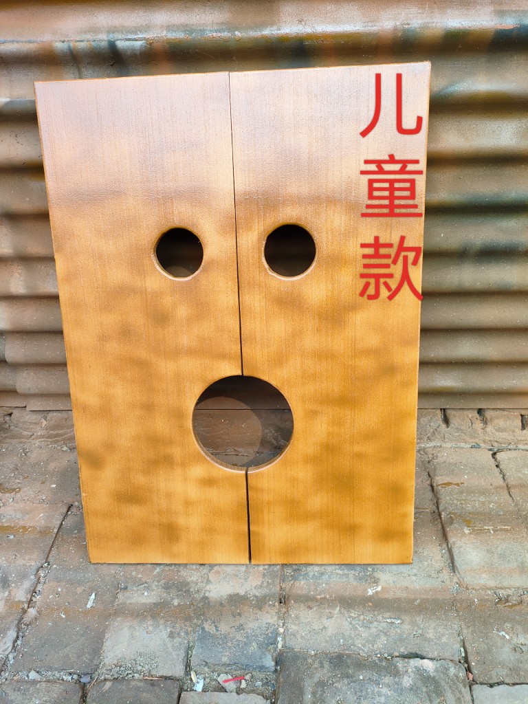 影视戏曲舞台京剧黄梅戏古犯人刑具虎头枷锁鱼木枷手脚镣木制道具