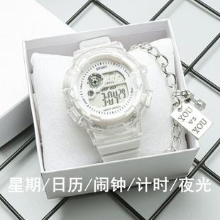 学院风手表女款 学生初高中生ins小众高颜值运动儿童男生电子表