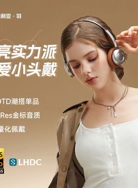 西伯利亚羽DM25美式复古蓝牙耳机头戴式小无线运动穿搭2025新款