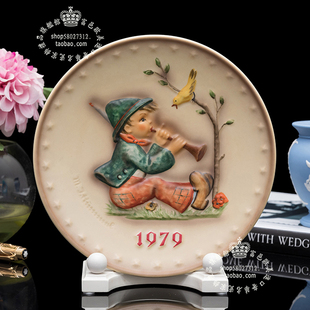 1981 德国M 1980 Hummel喜姆娃娃1979 1994年生日礼物瓷盘挂盘
