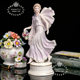 英国Wedgwood纯手工手绘跳舞女神限量陶瓷瓷偶电视柜酒柜客厅摆件