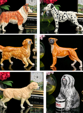 RoyalDoulton道尔顿陶瓷猎犬狗