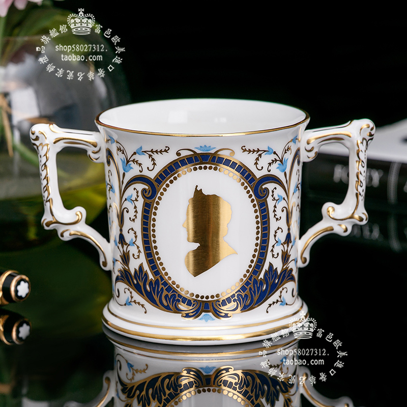 皇冠德贝瓷1985女王茶杯咖啡杯