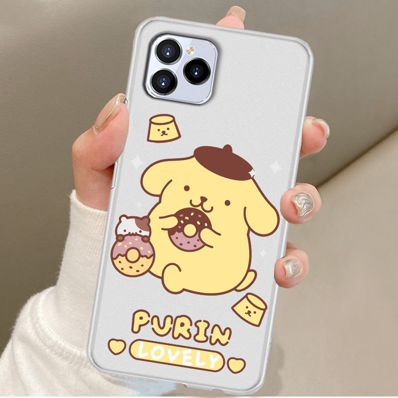 适用于DOOV朵唯X11PROMAX布丁狗手机壳DOOV 20200308趣味卡通手机套可爱男女情侣玉桂狗全包液态防摔保护套