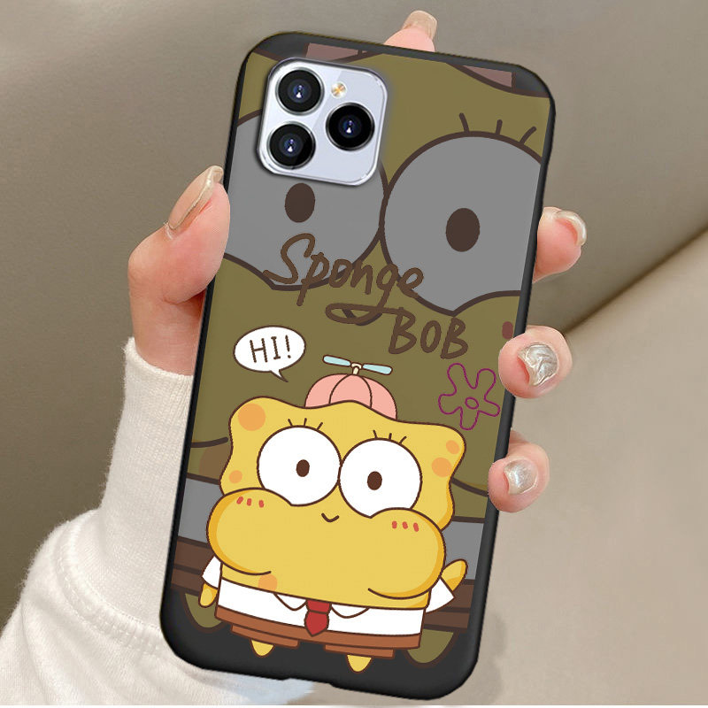 适用DOOV朵唯X11Promax海绵宝宝手机壳DOOV 2020308趣味卡通手机套派大星男女情侣全包液态防摔可爱保护套