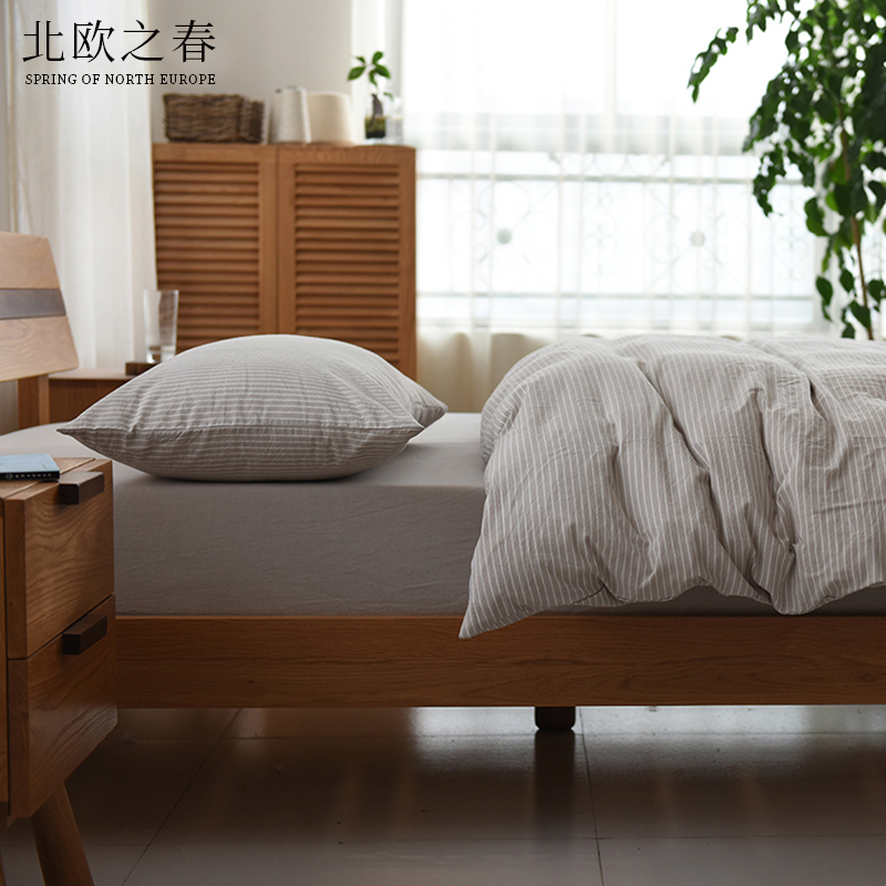 水洗棉裸睡日式四件套