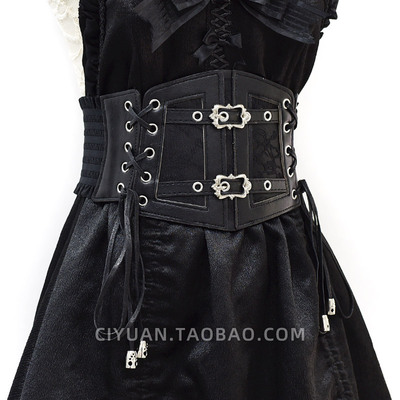 蕾丝流苏系带腰封束腰收腰外穿