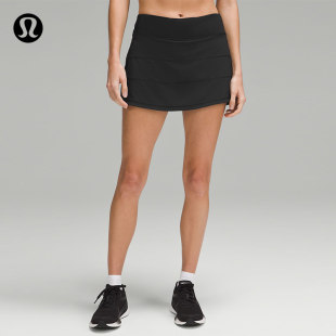 lululemon女士运动短裙 Pace Rival速干运动裙 高机能运动半身裙