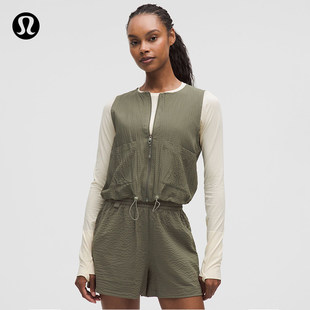 Grid-Texture 女士徒步网格纹理工装马甲丨lululemon丨LW3IL1S