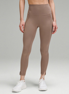 Wunder Train女士高腰紧身裤 24  *裤脚开口 lululemon丨 LW5GPWA