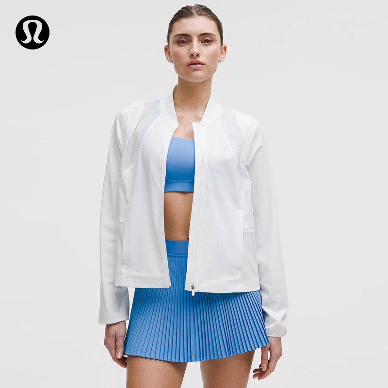 Mesh-Ventilated 女士网球网面通风夹克丨lululemon丨LW4CJTS,运动/瑜伽/健身/球迷用品,瑜伽外套,淘宝优惠券,粉丝福利购,淘宝优惠卷