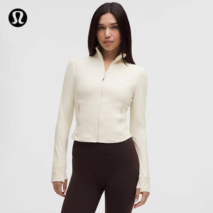 Define 女士短款夹克*罗纹Nulu? 芯吸丨lululemon丨LW3HOBS