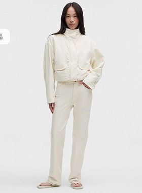 EasyFive 女士五袋款宽松剪裁中腰直筒长裤丨lululemon丨LW5IW6A