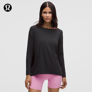 Back In Action 女士棉混纺长袖 T 恤丨lululemon丨LW3KDOS