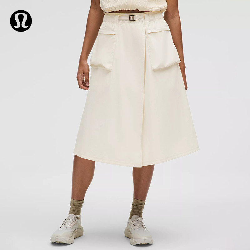 2-in-1女士徒步二合一内衬款工装中长裙防风丨lululemon丨LW8AO8S - 实物图