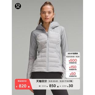 Down For It All 女士羽绒连帽夹克运动外套丨lululemon丨LW4CA7S